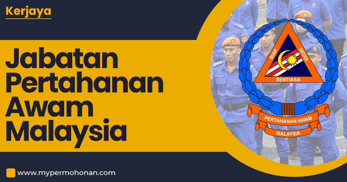 jawatan kosong di jabatan pertahanan awam malaysia