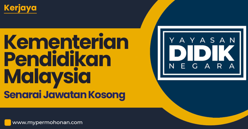 Jawatan Kosong Di KPM (Kementerian Pendidikan Malaysia)  MyPermohonan