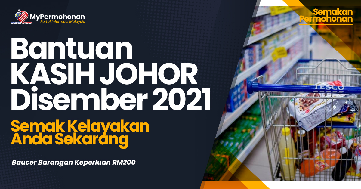 Johor semakan kasih Cara Mohon