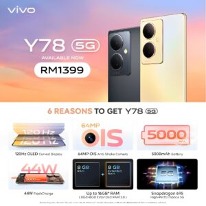 6 REASONS TO GET VIVO Y78 G5