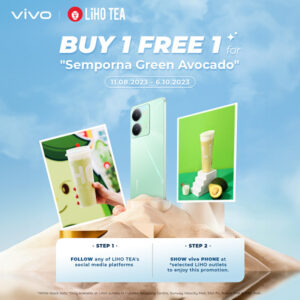 vivo x LiHO TEA Semporna Green Avocado