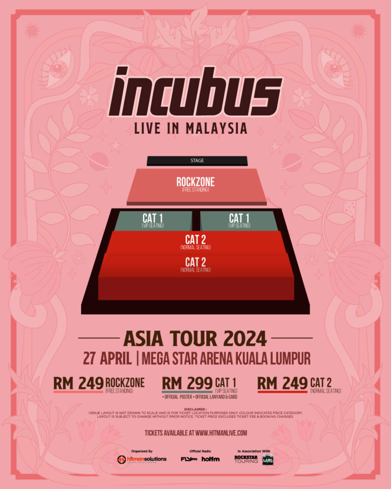 Incubus Includes Malaysia In 2024 Asia Tour MyPermohonan