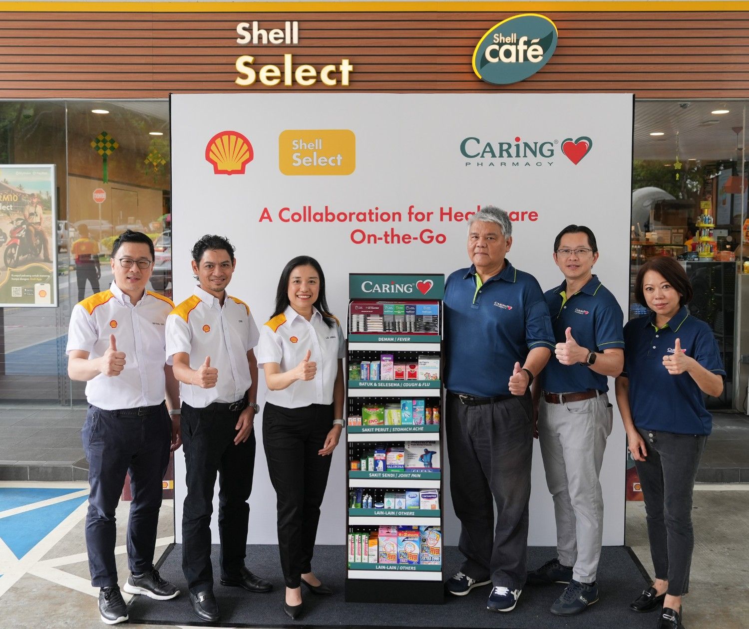 Shell Malaysia Collaborates with CARiNG Pharmacy to Offer Healthcare Essentials at Shell SELECT Stores