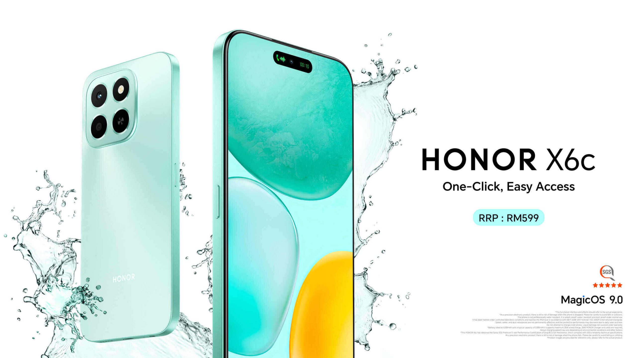 HONOR X6c with Advanced AI Features Now Available for Only RM599