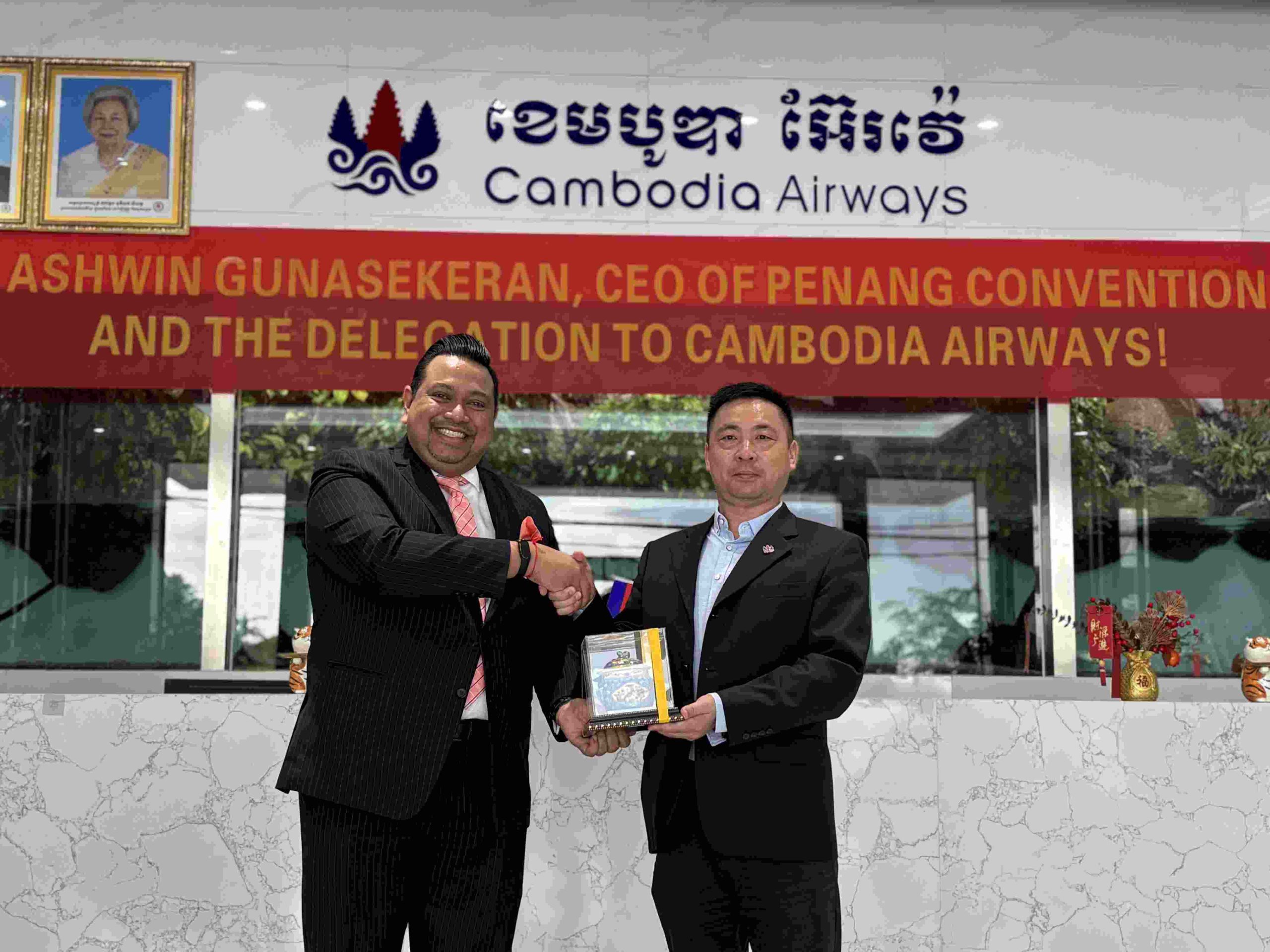 PCEB Holds Meeting with Cambodia Airways in Phnom Penh to Support New Direct Flight to Penang