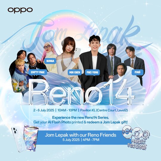 OPPO Reno 14 Series Amplifies the Experience at OOO Music Festival