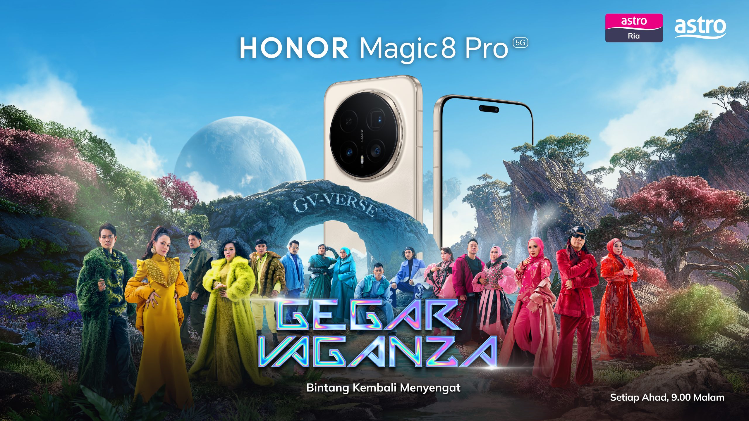 HONOR Magic8 Pro is Gegar Vaganza 2025 official mobile photography equipment.